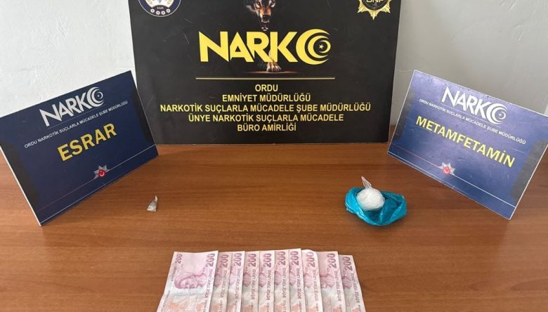 ORDU'DA UYUŞTURUCU OPERASYONLARI: 16 OPERASYON, 2 TUTUKLAMA