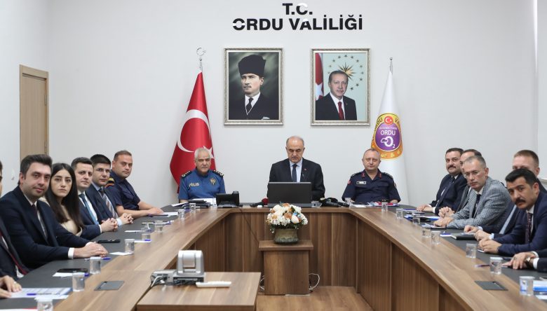 ORDU’NUN GÜVENLİK BİLANÇOSU AÇIKLANDI   