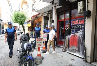 KALDIRIM İŞGALİNE GEÇİT YOK