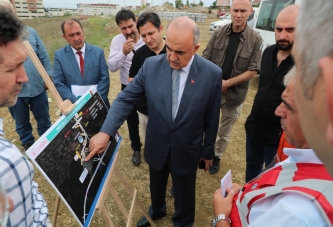 VALİ EROL, ŞEHİR HASTANESİ İNŞAATINI İNCELEDİ